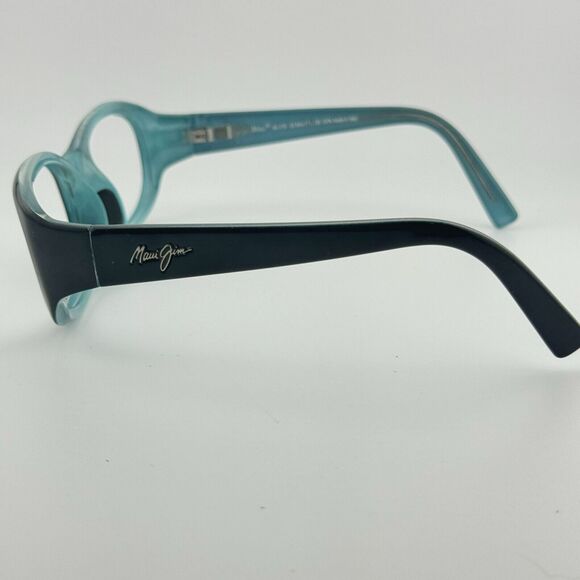 Maui Jim Italy MJ219-03 PUNCHBOWL 54-17-135 Black/Blue Sunglasses Frame H12928 - Picture 2 of 7